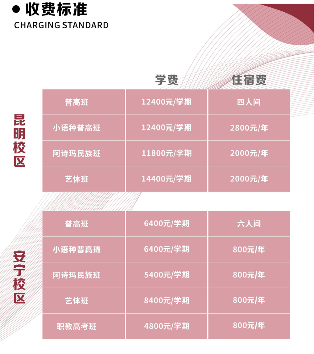 收费标准